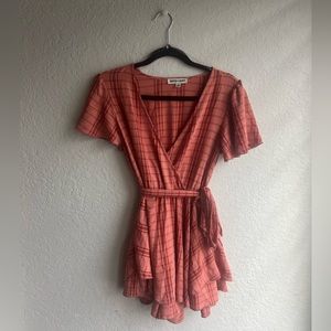 Derek Heart Orange Romper